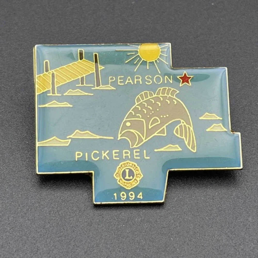 Lions Club Pearson Pickerel‎ 1994 Lapel Hat Pin
